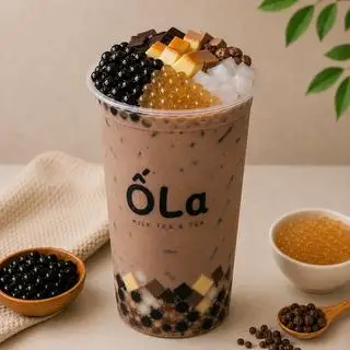 Hình ảnh Trà sữa socola FULL Topping