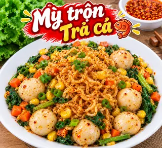 Hình ảnh Mỳ Trộn Trả Cá 