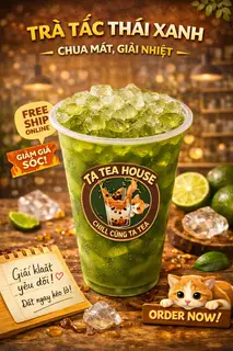 Hình ảnh Trà tắc thái xanh