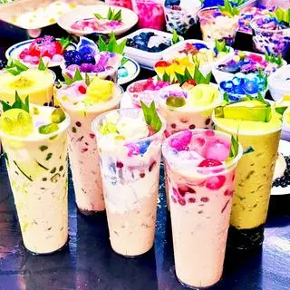 Hình ảnh Trà sữa Thái xanh Funttopping