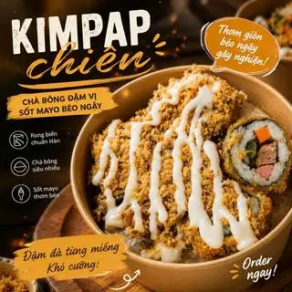Hình ảnh Kimpap chiên,sốt ăn kèm tự chọn - 1 cây