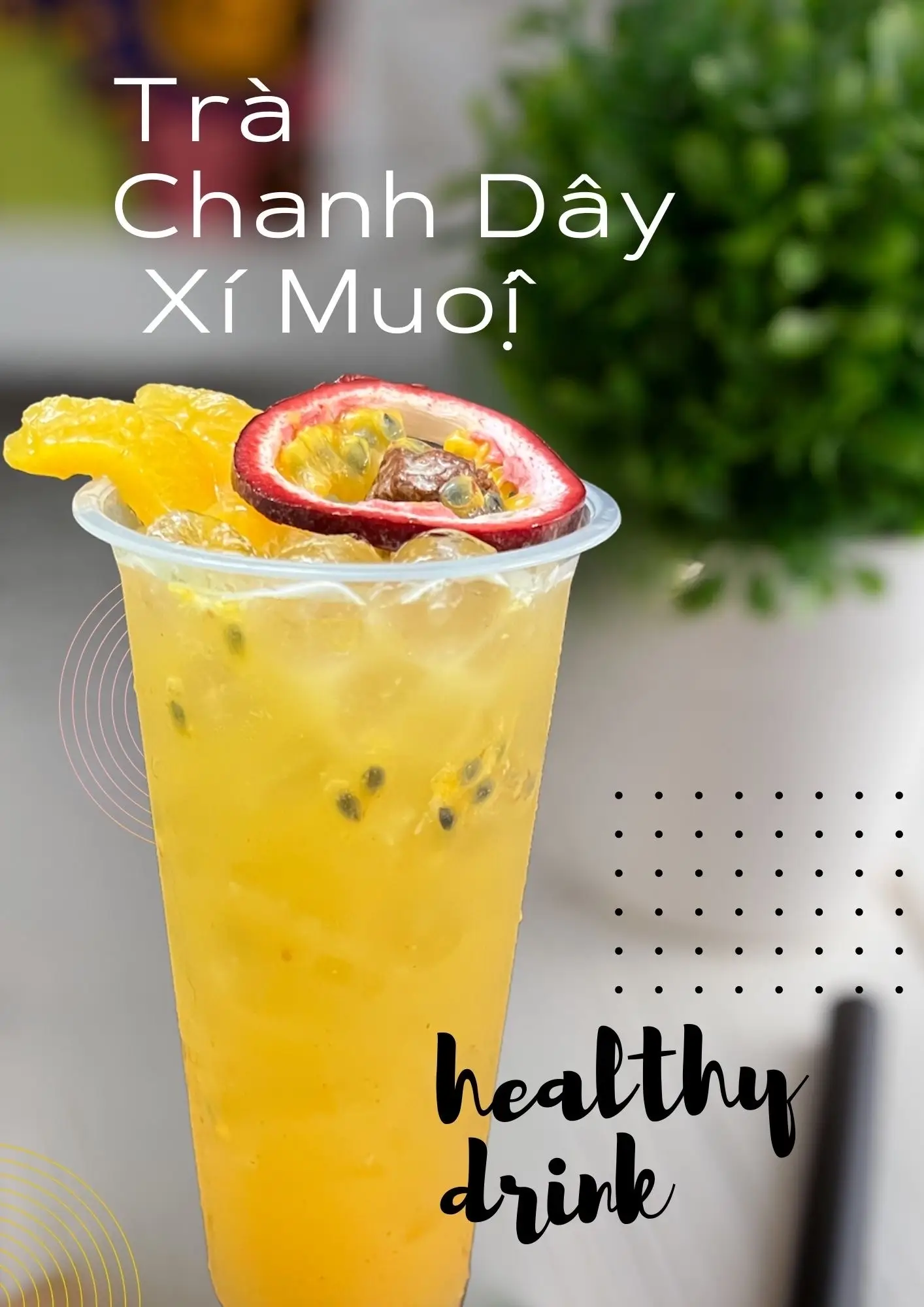 Hình ảnh Trà Chanh Dây Xí Muội