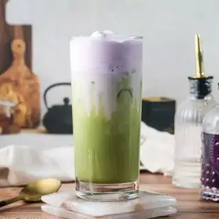 Hình ảnh SỮA GẤU KHOAI MÔN MATCHA LATTE