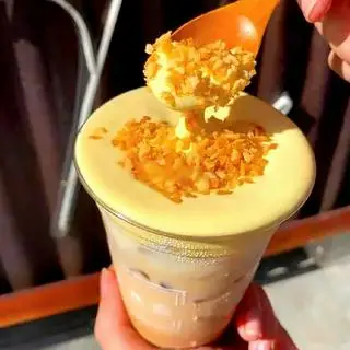 Hình ảnh Trà sữa kem dừa nướng