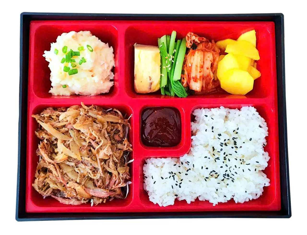 Hình ảnh Bento Heo Xông Khói 8 giờ  + Soup Miso