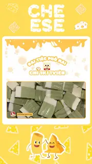Hình ảnh Phô Mai Matcha (6 Viên)