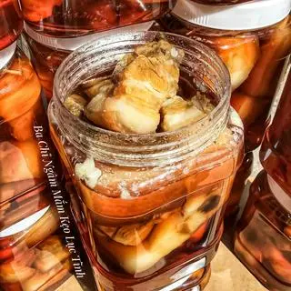 Hình ảnh Thịt ba chỉ ngâm mắm 1,2kg luôn nước
