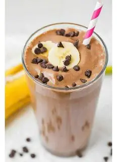 Hình ảnh Sinh tố socola chuối
