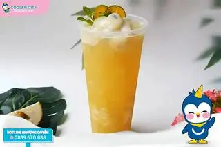 Hình ảnh Trà Mãng Cầu Chanh Dây Ly Đại 700ml