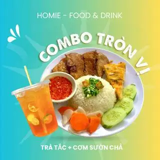 Hình ảnh Cơm Sườn Chả + Trà Tắc