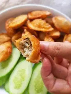 Hình ảnh SỦI CẢO NHÂN THỊT CHIÊN