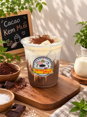Hình ảnh Cacao Kem Muối (Cacao Nguyên Chất)