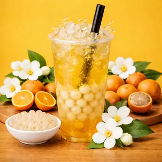 Hình ảnh Trà nhài hương hạ hồng bì