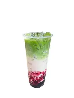 Hình ảnh Matcha latte Việt Quất