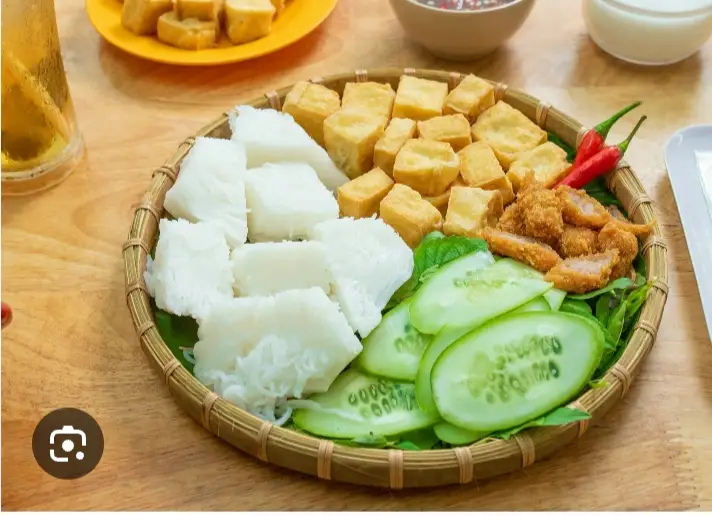 Hình ảnh Bún đậu nem chua rán