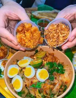 Hình ảnh Dẻo mỡ hành tóp mỡ trứng lòng đào