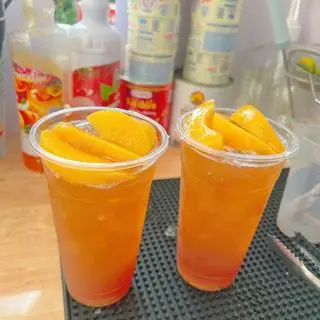 Hình ảnh Trà đào size 700ml