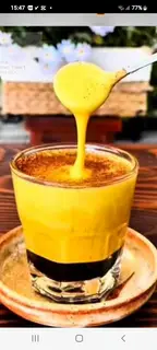 Hình ảnh mix thêm kem trứng 