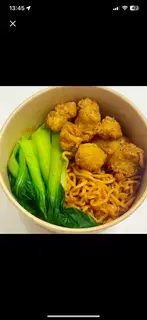 Hình ảnh Mì Trộn Indomie -Da gà chiên 