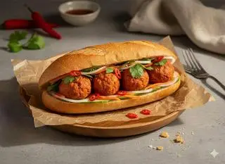 Hình ảnh Bánh mì xíu mại