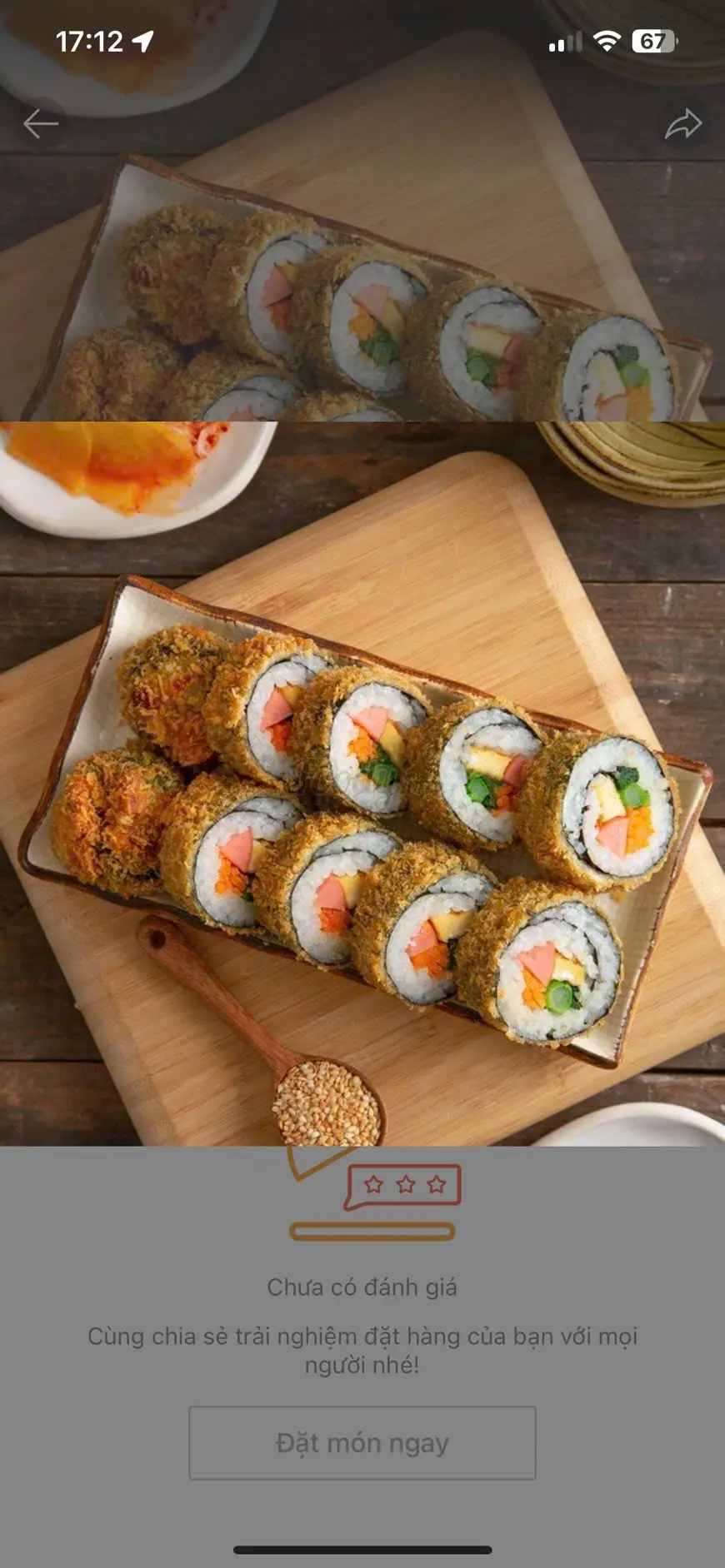 Hình ảnh Kimbap chiên