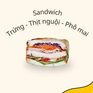 Hình ảnh Trứng - Thịt Nguội - Phô Mai | Fried Egg - Ham - Cheese