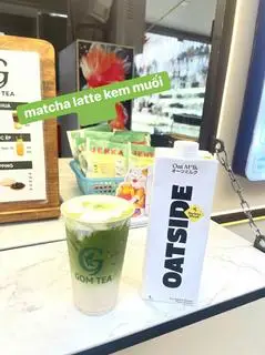 Hình ảnh Matcha latte kem muối