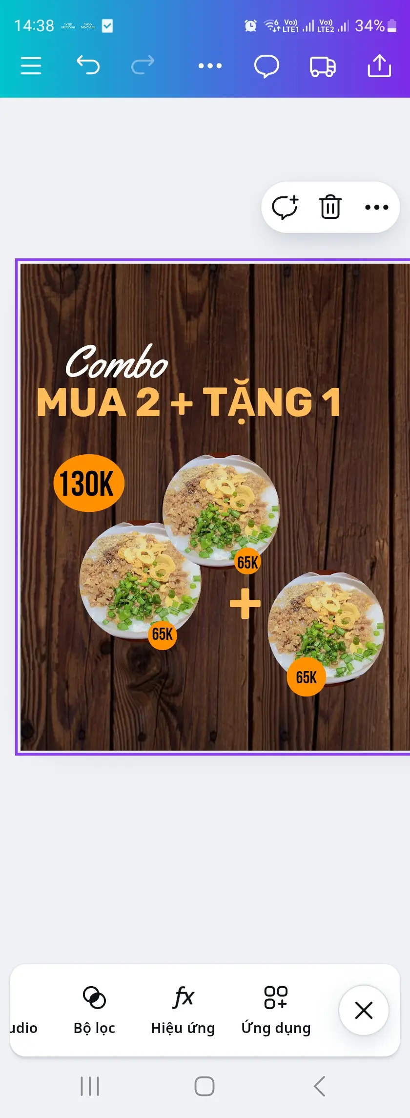 Hình ảnh Mua 2 Tặng 1 (Combo 3 tô cháo thịt bằm)