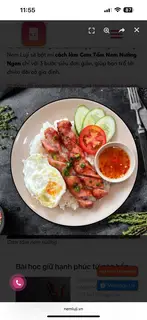 Hình ảnh Cơm tấm nem bì chả trứng khìa