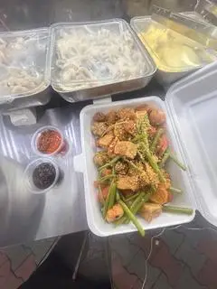 Hình ảnh thập cẩm chiên mắm tỏi