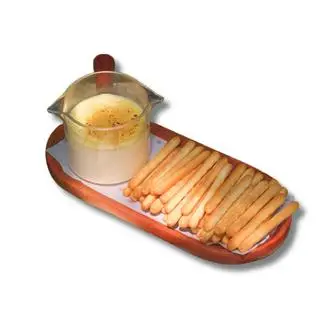 Hình ảnh Bánh que chấm sốt kem trứng