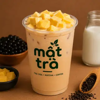 Hình ảnh Mật trà sữa pudding trứng núng nính