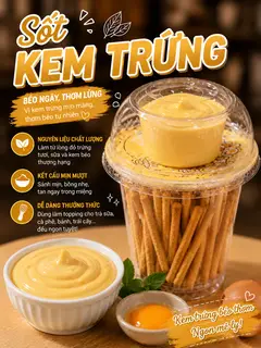 Hình ảnh Bánh Que Sốt Kem Trứng