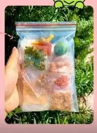 Hình ảnh bánh tráng dẻo hành phi ( có top mỡ )
