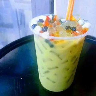 Hình ảnh Trà sữa matcha full topping