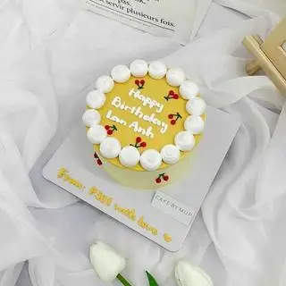 Hình ảnh bánh kem đơn giản mẫu 1