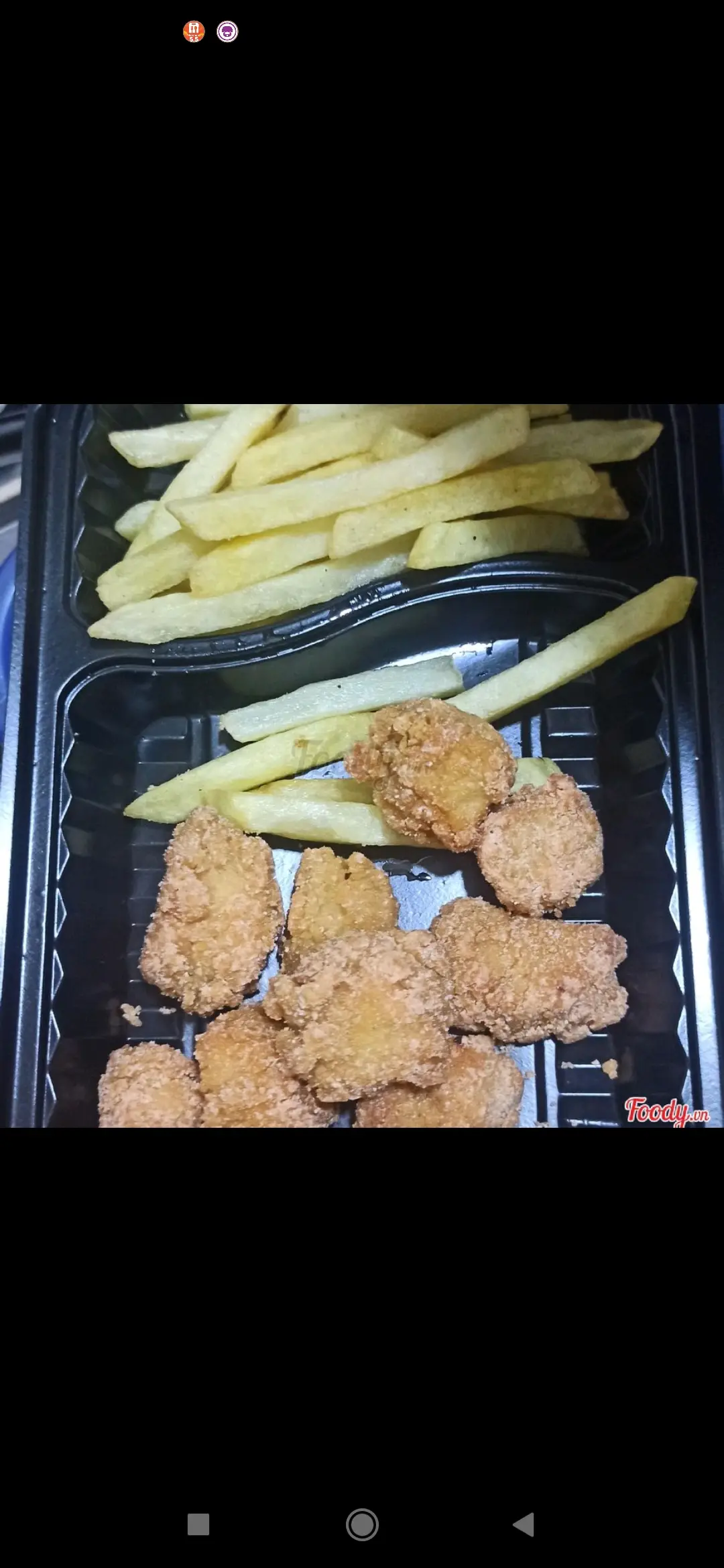 Hình ảnh Combo gà viên lắc phô mai+khoai tây chiên giòn 