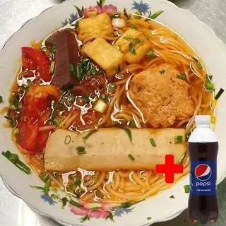 Hình ảnh Combo Bún Riêu + Pepsi