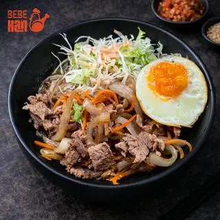 Hình ảnh Cơm thịt heo xào rau củ