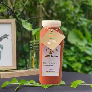 Hình ảnh Nước ép Cam - Thơm - Dâu 330ml