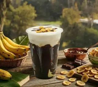Hình ảnh Sữa tươi chuối chocolate giòn kem phô mai