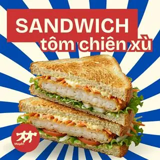 Hình ảnh Sandwich Tôm chiên