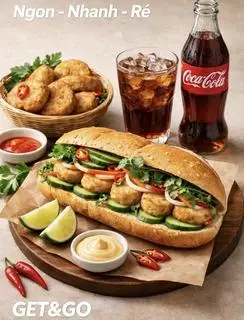 Hình ảnh COMBO SIÊU RẺ/1 Bánh mì thập cẩm+1 thức uống