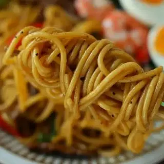 Hình ảnh Mì ý xào cay bò