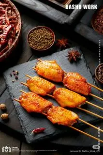 Hình ảnh Cánh giữa gà nướng