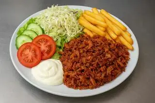 Hình ảnh Khoai kebab đĩa