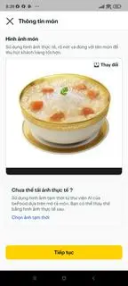 Hình ảnh Cháo Tổ Yến Size L 