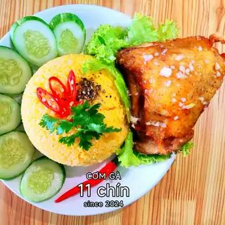Hình ảnh Cơm chiên Má đùi xối mỡ + 1 Ly trà khổng lồ 