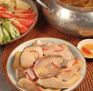 Hình ảnh Cá tầm om măng cay