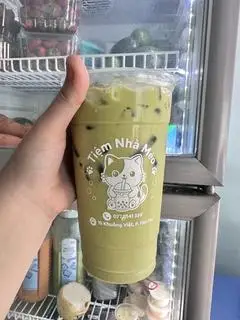 Hình ảnh Trà sữa thái xanh trân châu 700ml